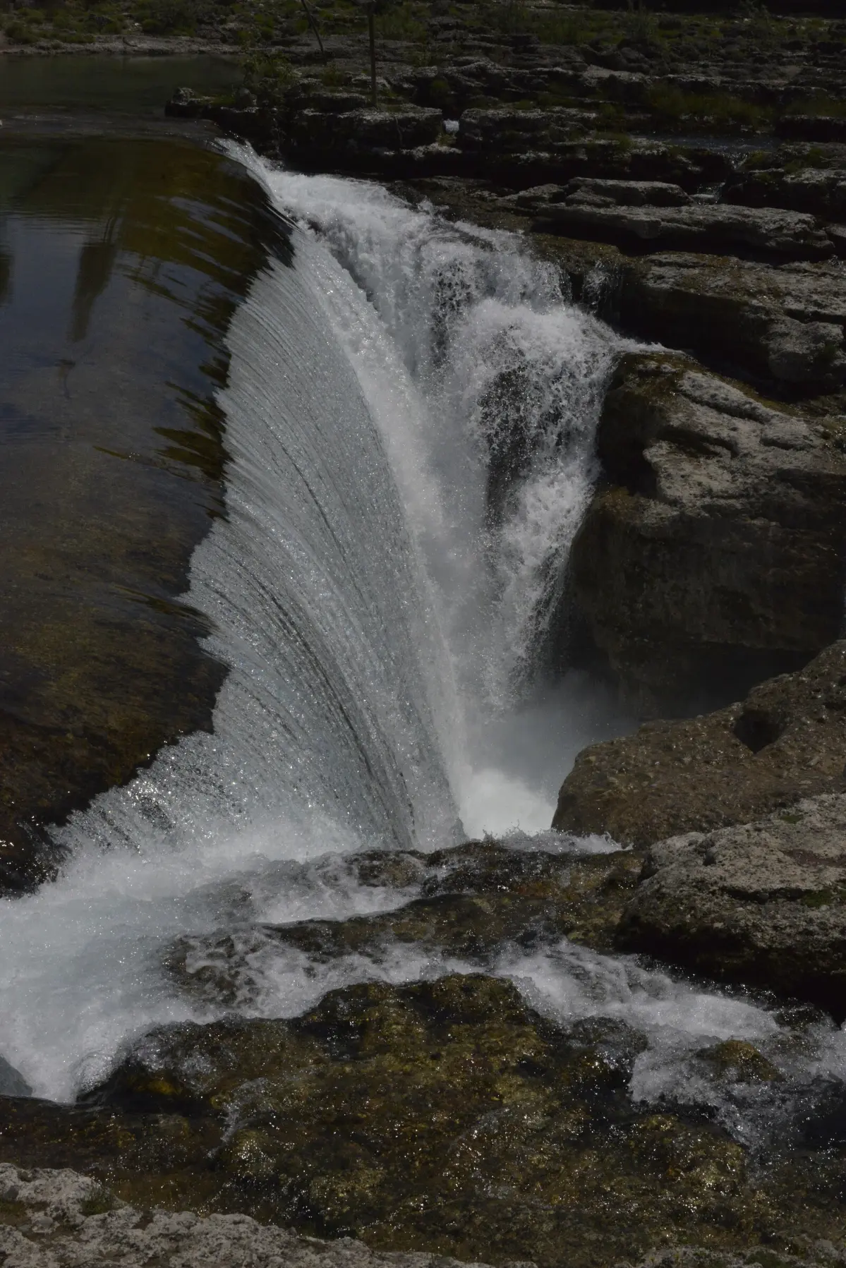 Photographing the falls