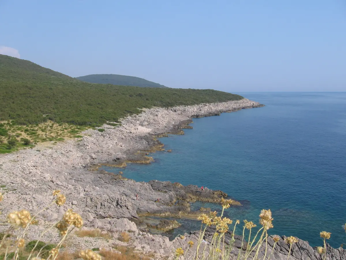 Sentiero costiero Žanjice – Mirište – Arza
