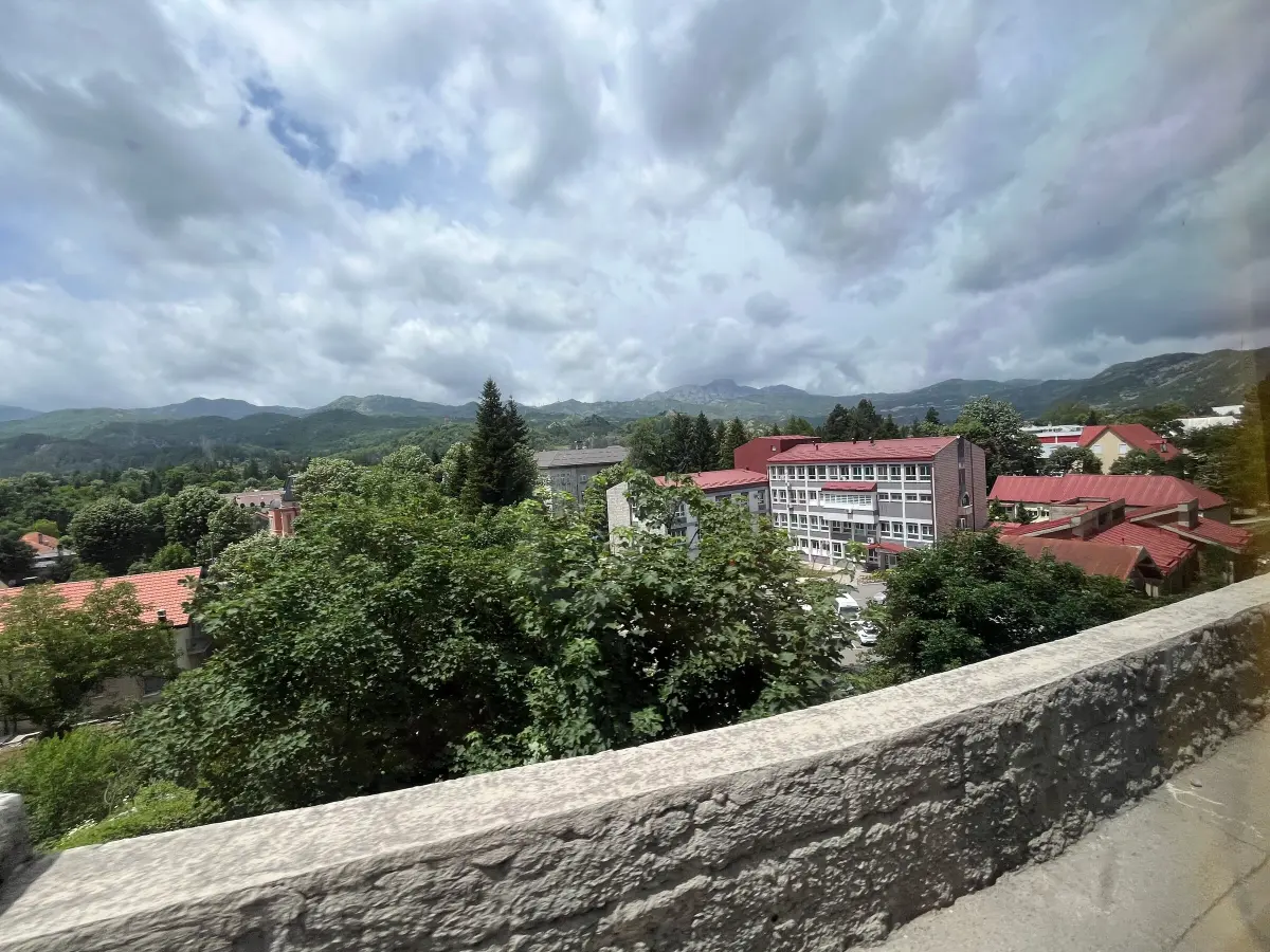 View of Cetinje and the surrounding hills