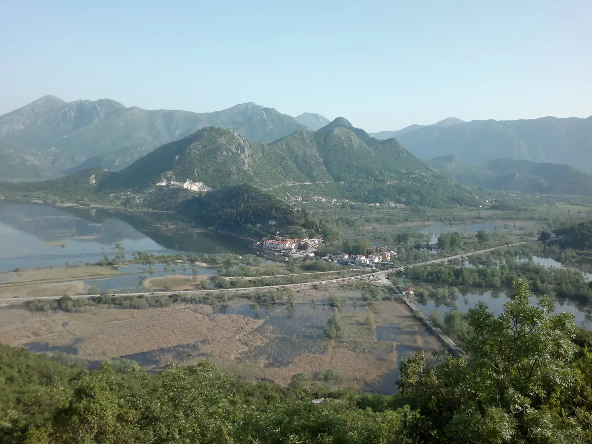 Panoramic view of Lake Skadar