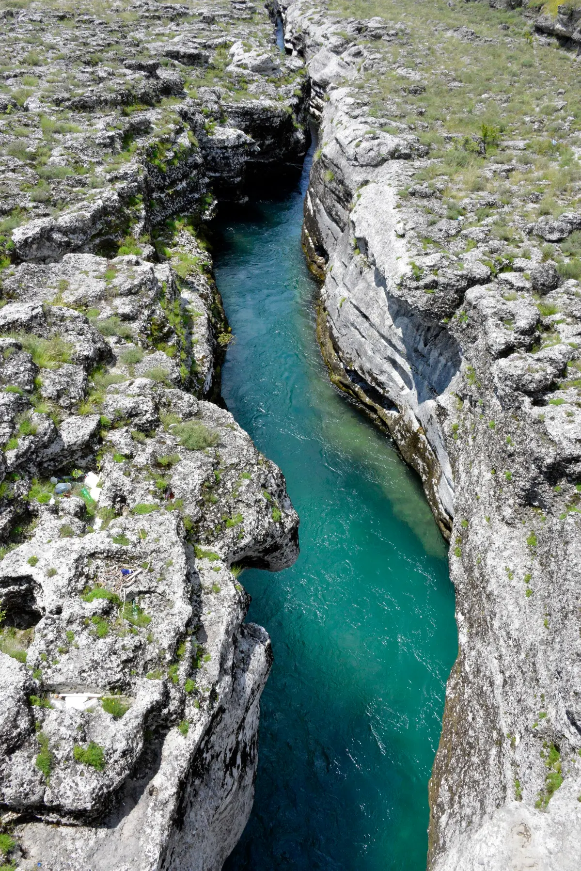 The Cijevna canyon