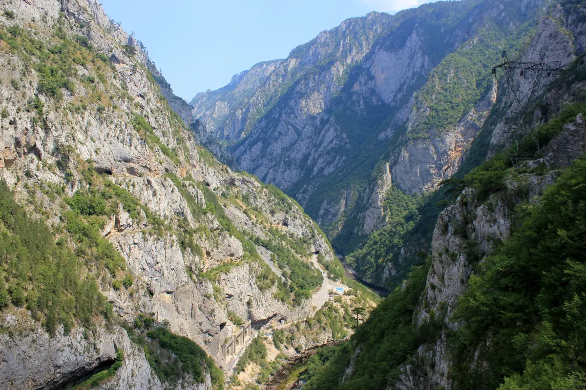 The Piva canyon