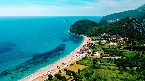 Buljarica beach