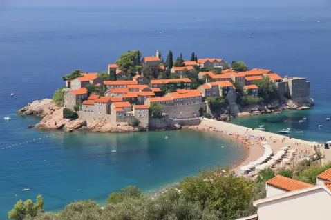 Pláž Sveti Stefan