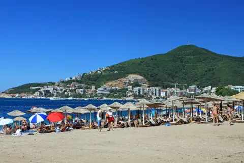 Budva beach Montenegro