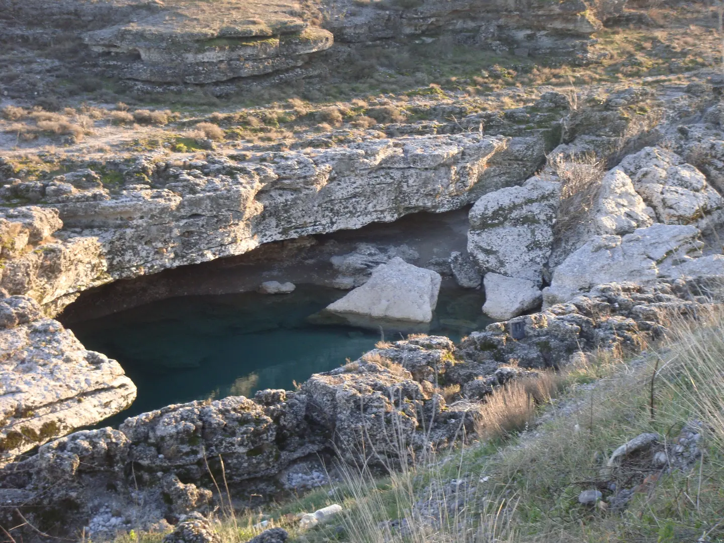 A pool in the Cijevna canyon