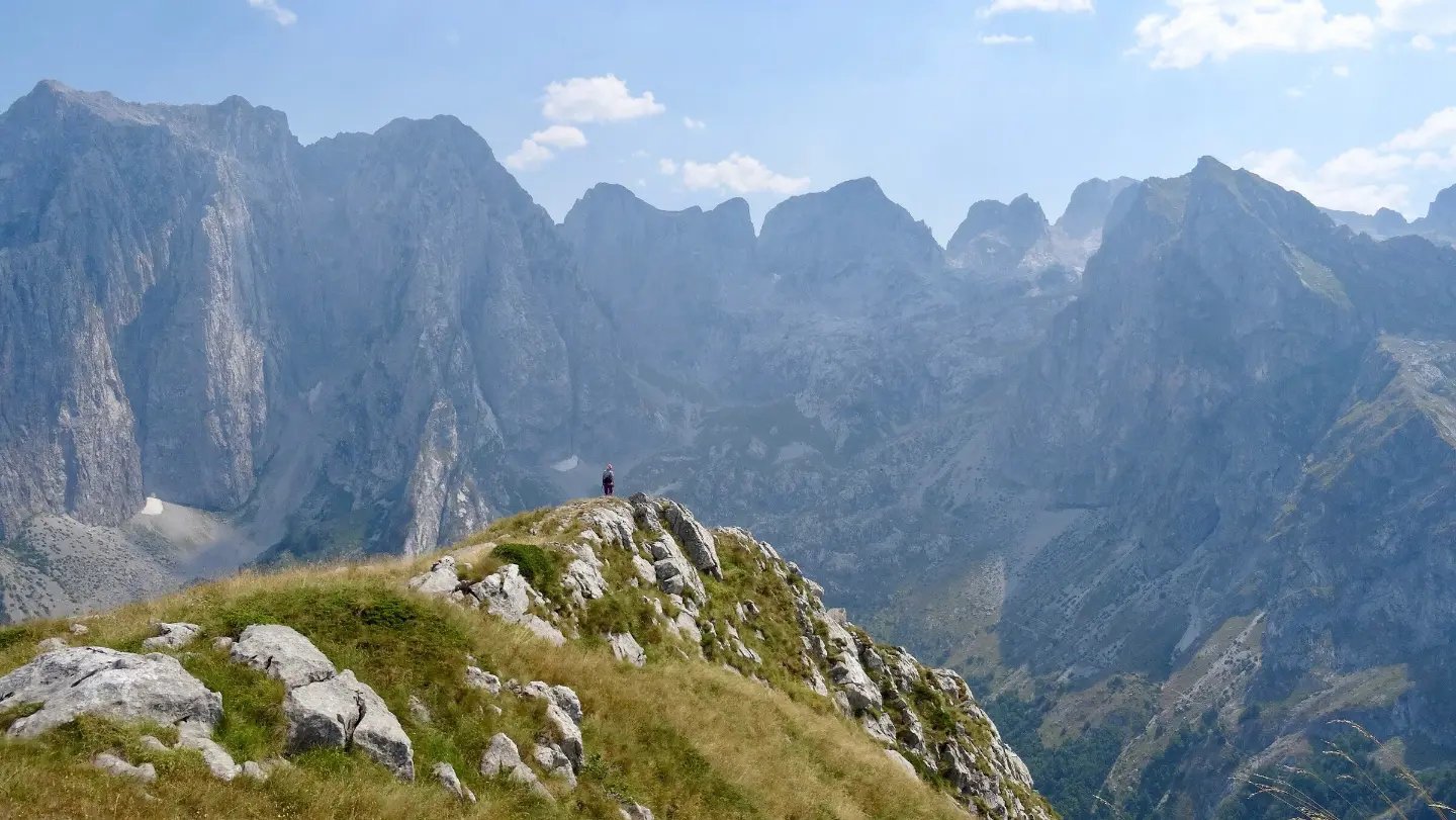 View from the ridge above Grebaje