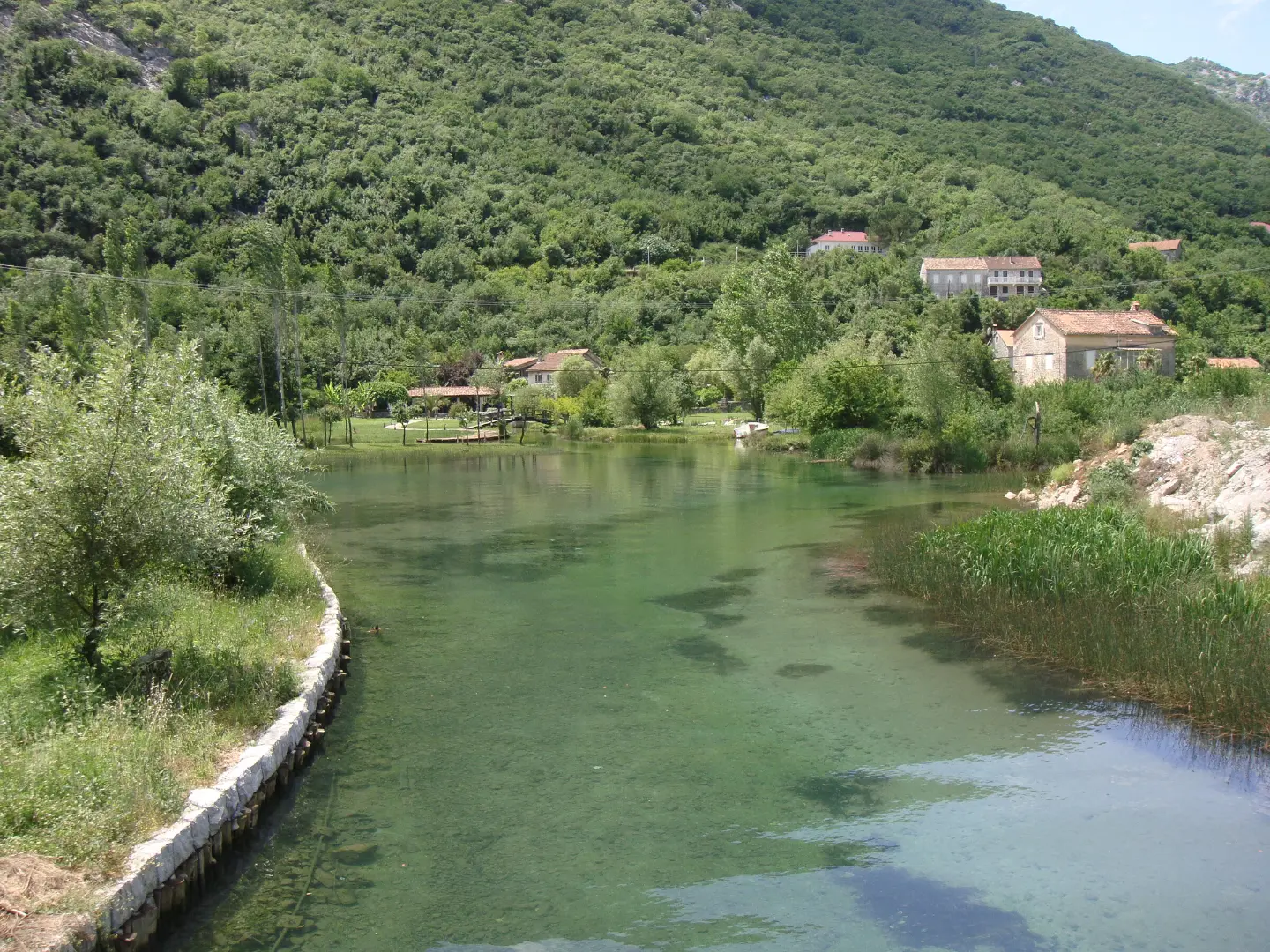 Springs and stream in Morinj
