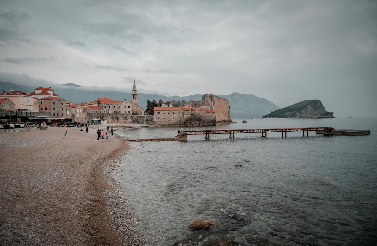 Mogren Beach Budva pebble cove