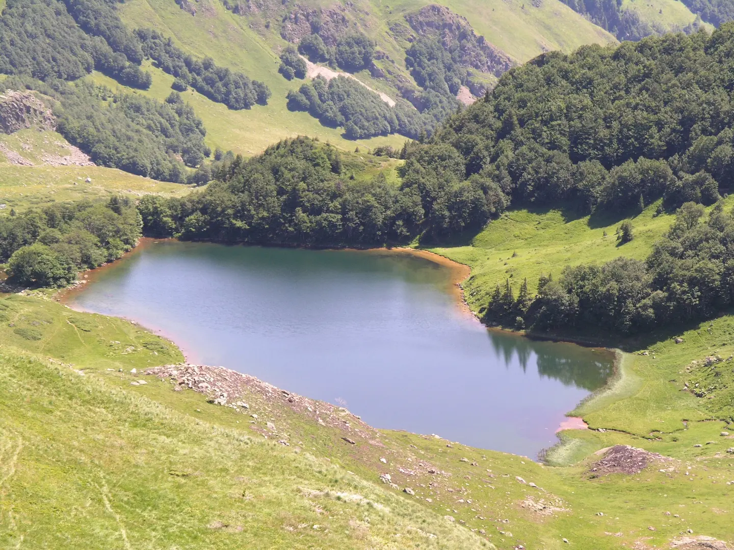 Pešića Lake seen from the Bjelasica ridge