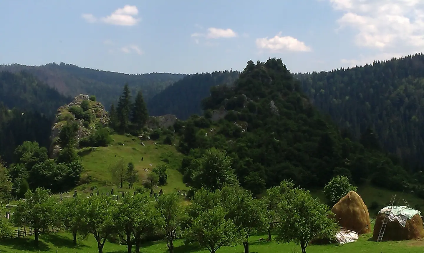 Remains of the medieval Koznik fortress