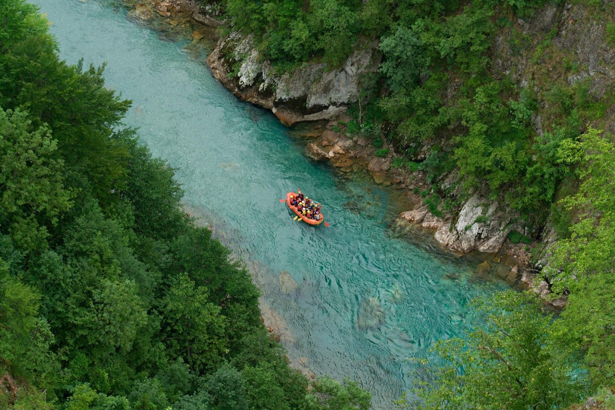 Tara River Canyon deep gorge Montenegro