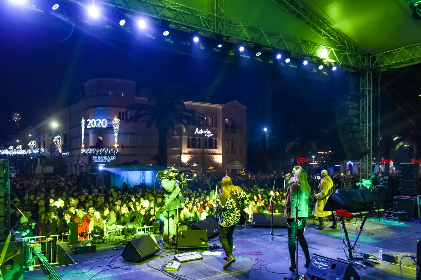 Silvesterfeier in Tivat