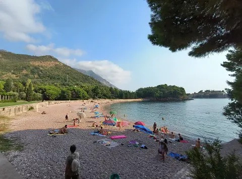 Miločer beach (King's Beach), Miločer, Budva Municipality 03