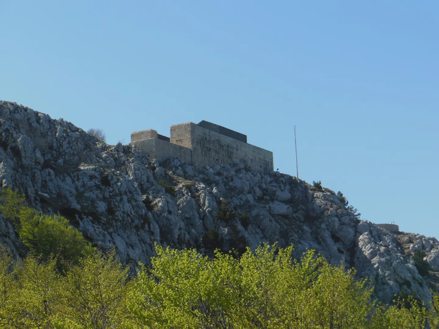 Jezerski Vrh with the Mausoleum