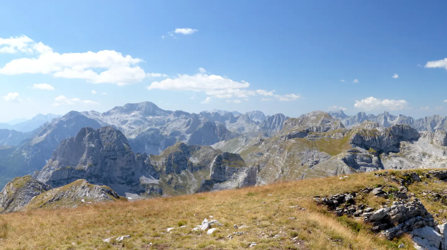 View from Zla Kolata to Jezerca and Rosni vrh