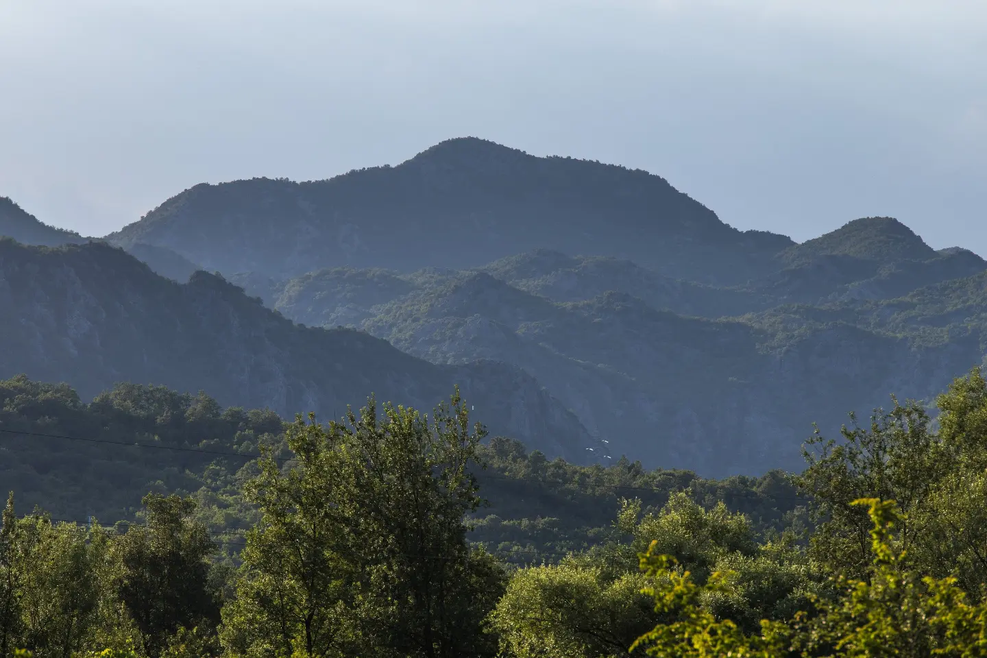 Mountains seen from Boljevići