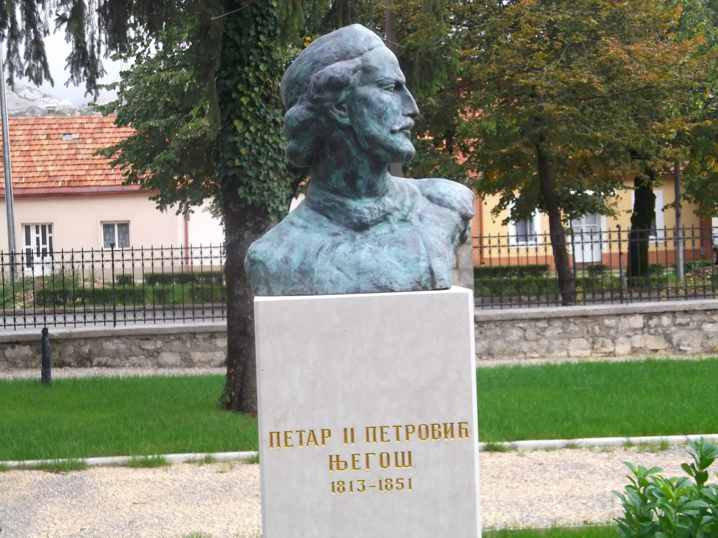 Njegoš monument in Cetinje
