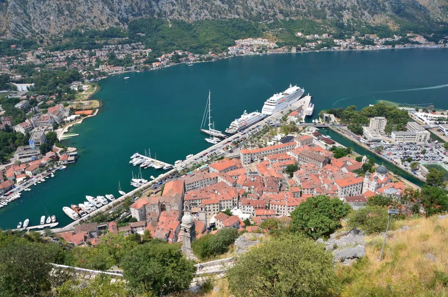 Kotor Old Town from the walls