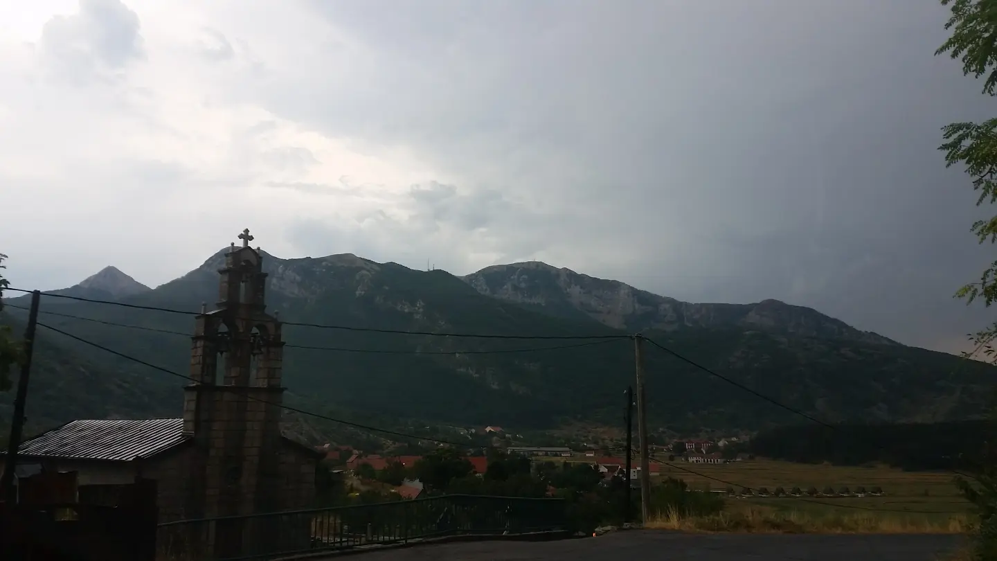 Church in Njeguši below Lovćen