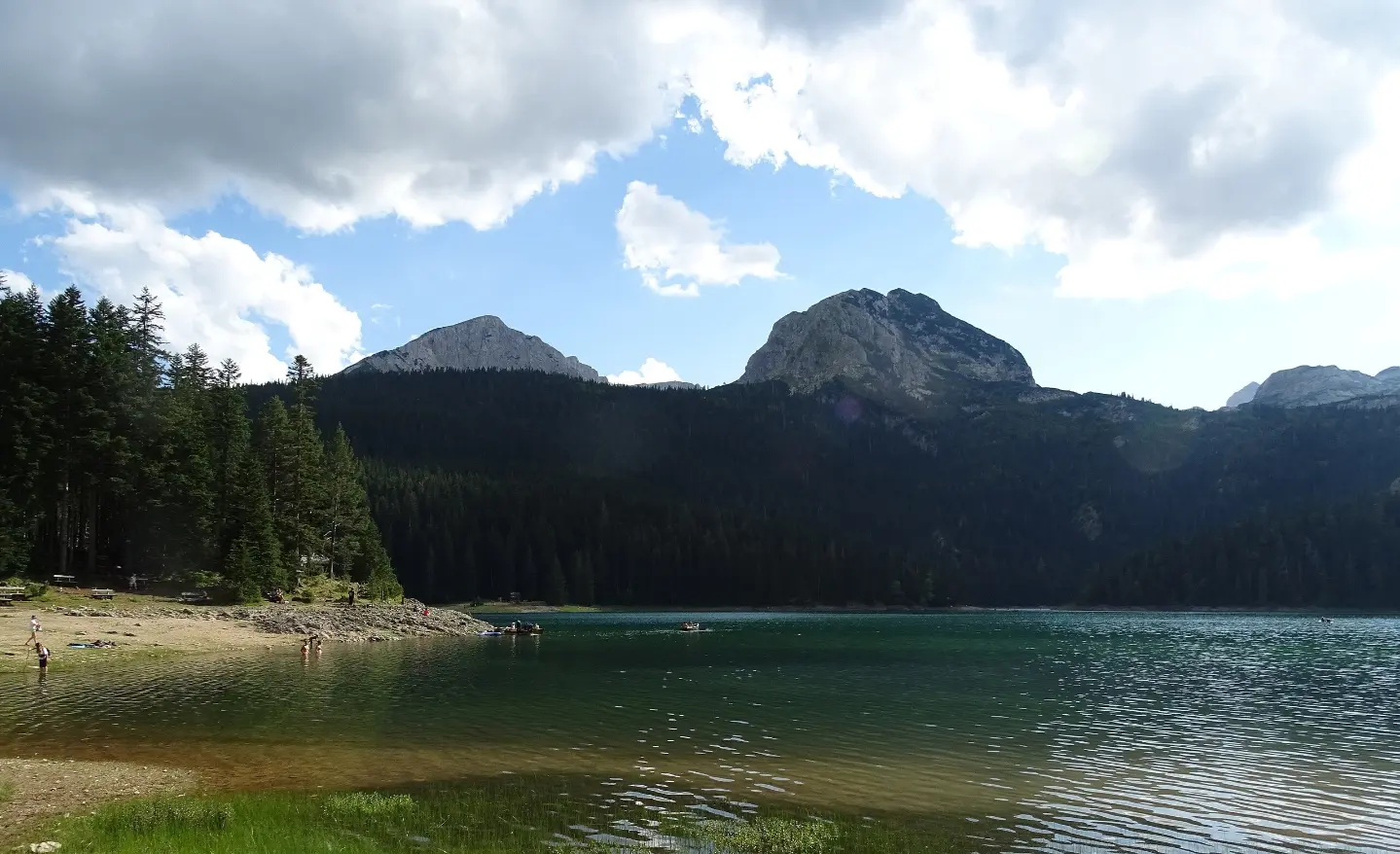 The shore of Black Lake