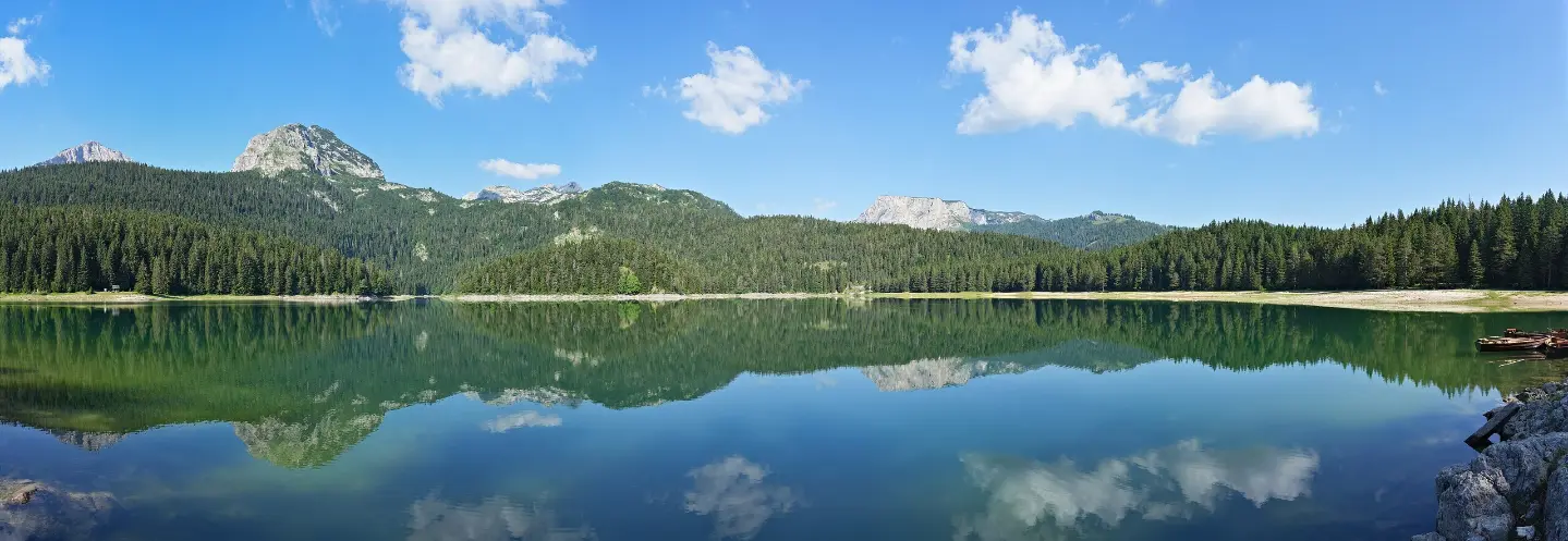 Black Lake with the reflection of Međed