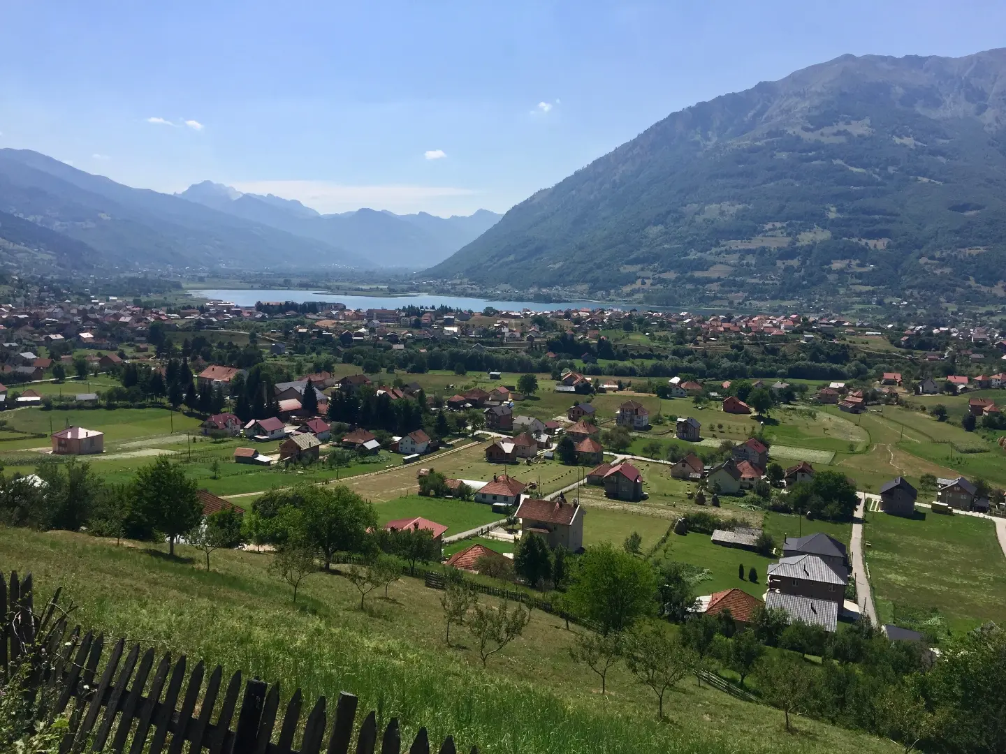 View of Plav and Lake Plav