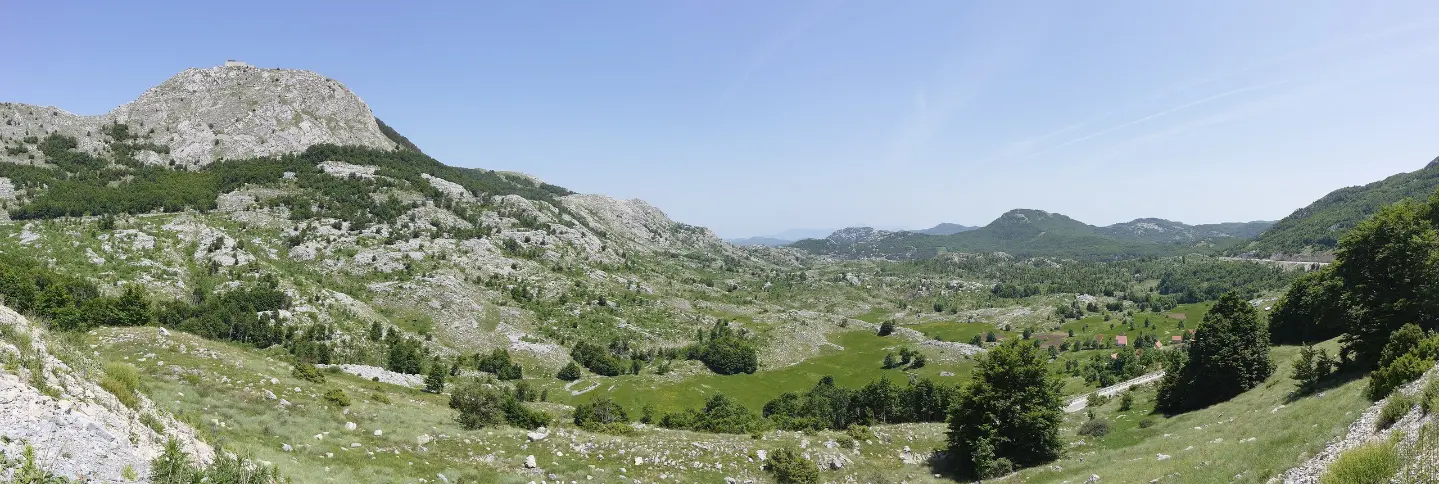 Panorama Lovćena sa Jezerskim vrhom