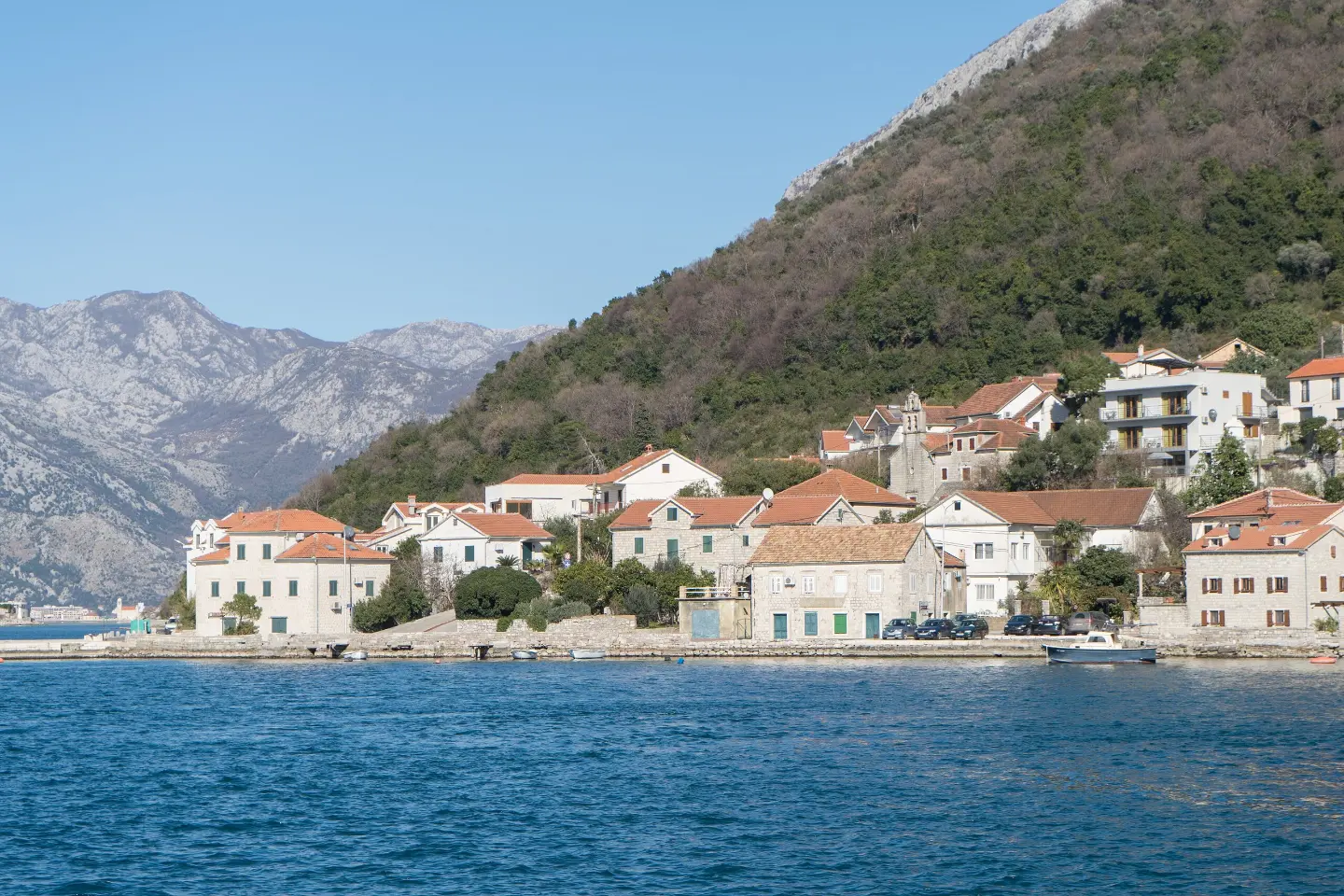 Lepetane from the sea