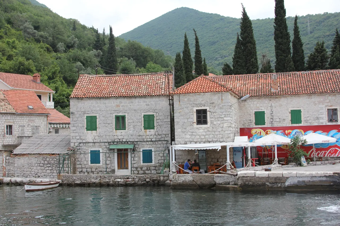 Stone houses in Lepetane