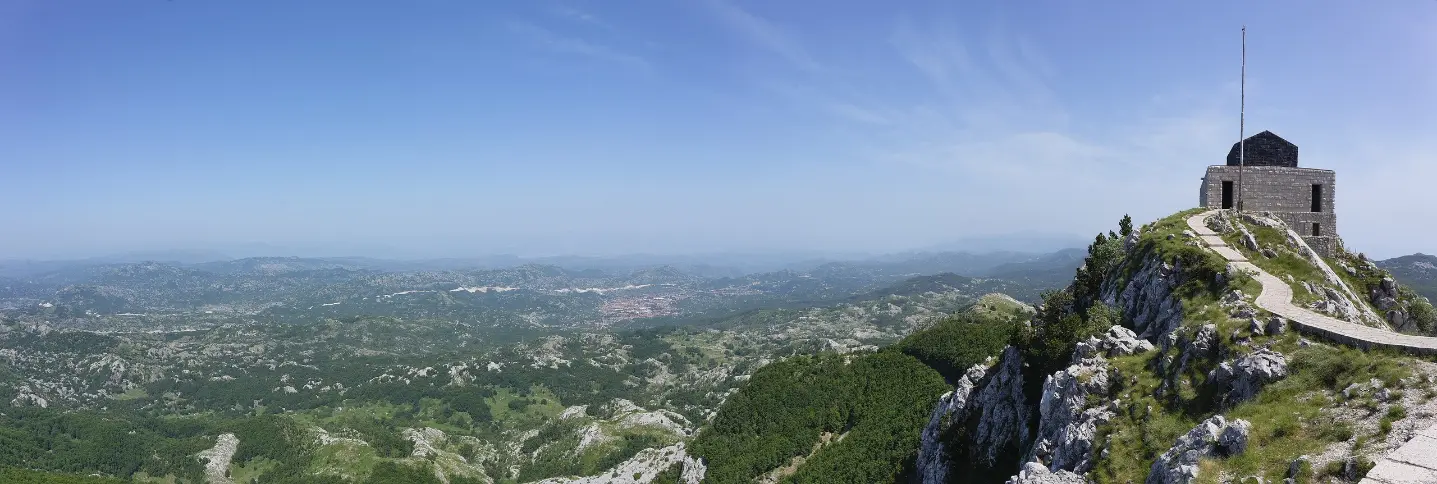 Panorama from Jezerski Vrh