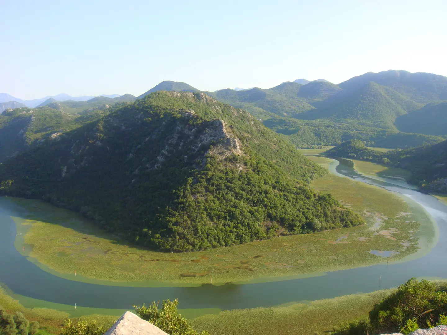 The meander of Rijeka Crnojevića
