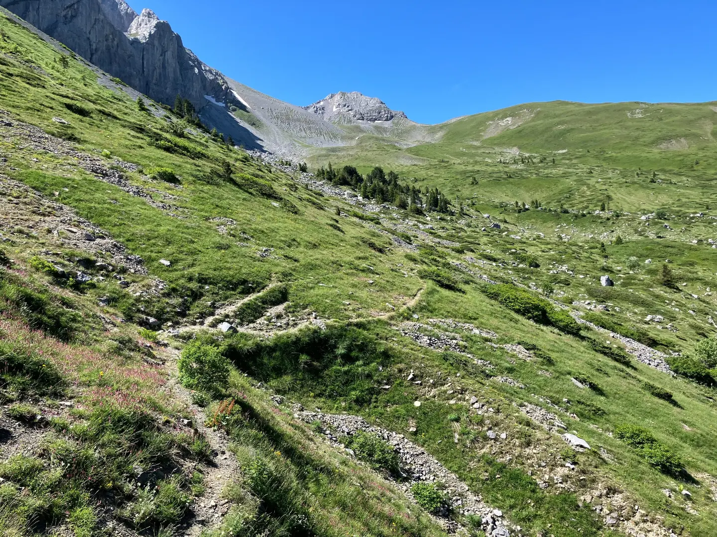 Climbing through the Komovi pastures