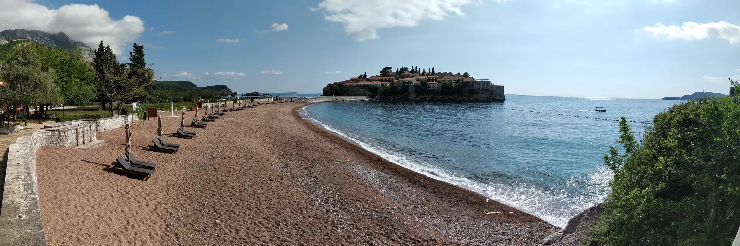Plaža kod Svetog Stefana