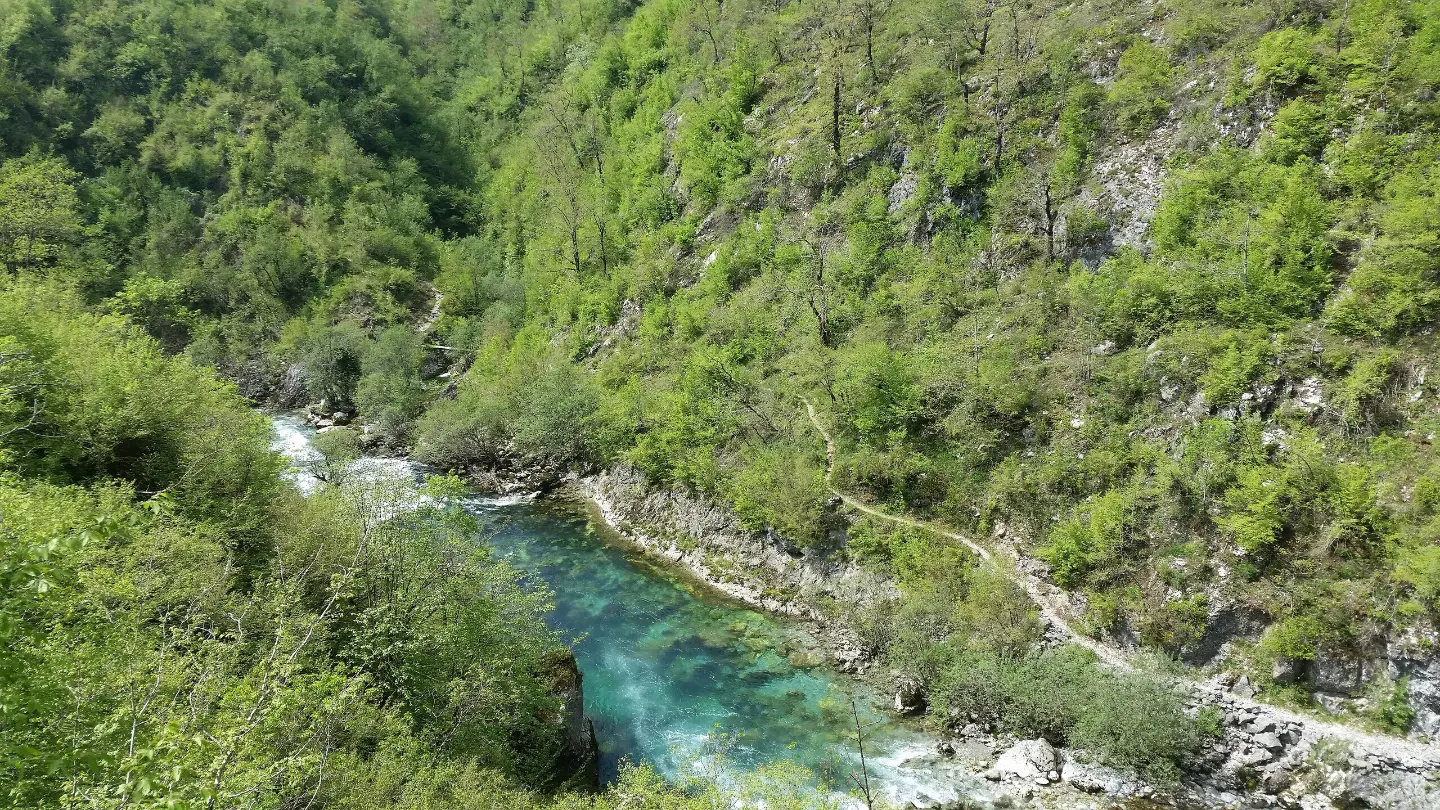 Međuriječje – Poljana Trail (suggested trail, no trailmarks)