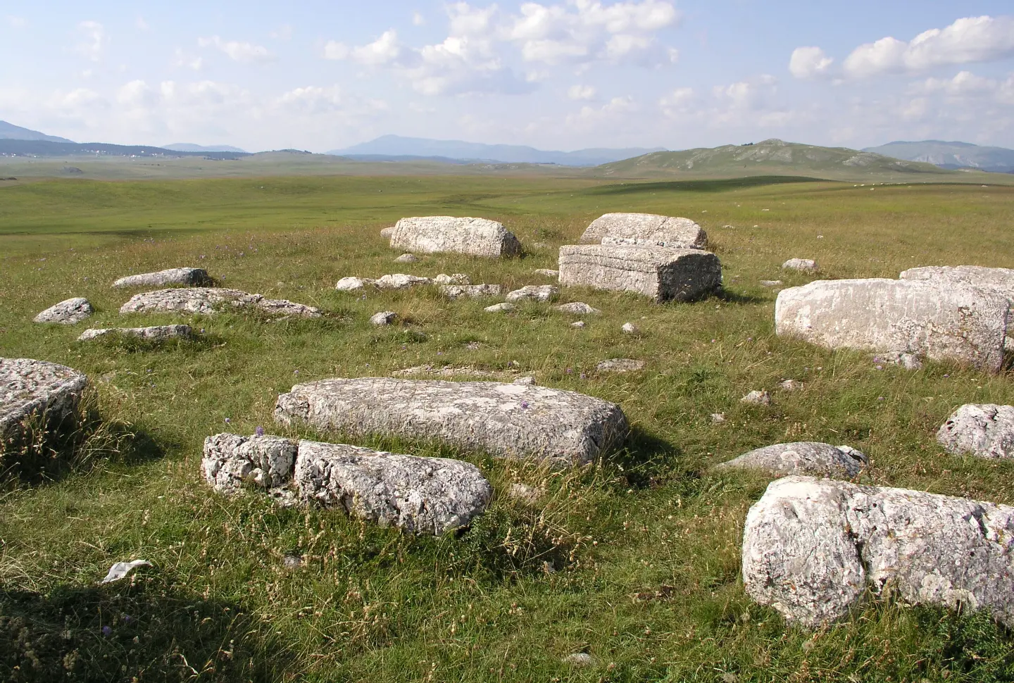 Stećci na nekropoli Grčko groblje